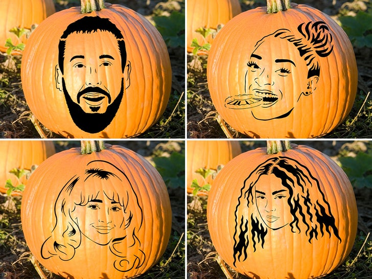 TMZ's Celebrity Pumpkin Stencils -- Cut It Out!