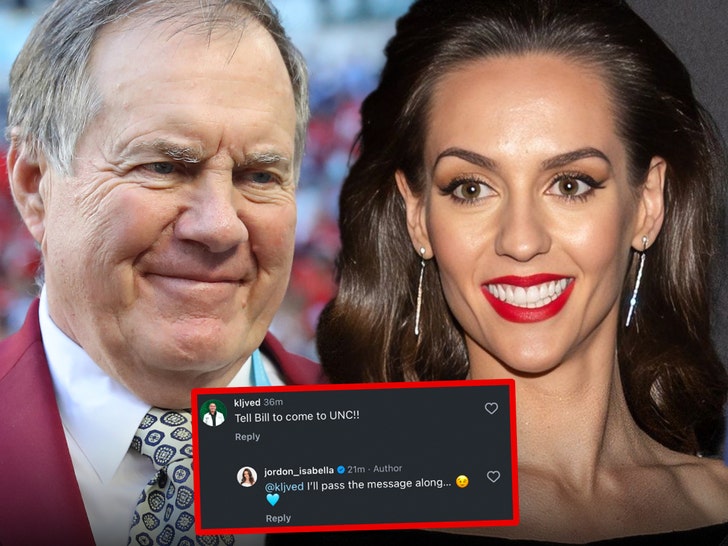 Bill Belichick's Girlfriend Jordan Hudson Teases UNC Job Acceptance