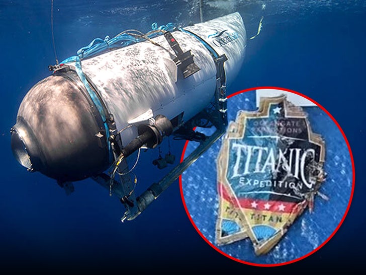 titan submersible titanic sticker main getty discovery composite