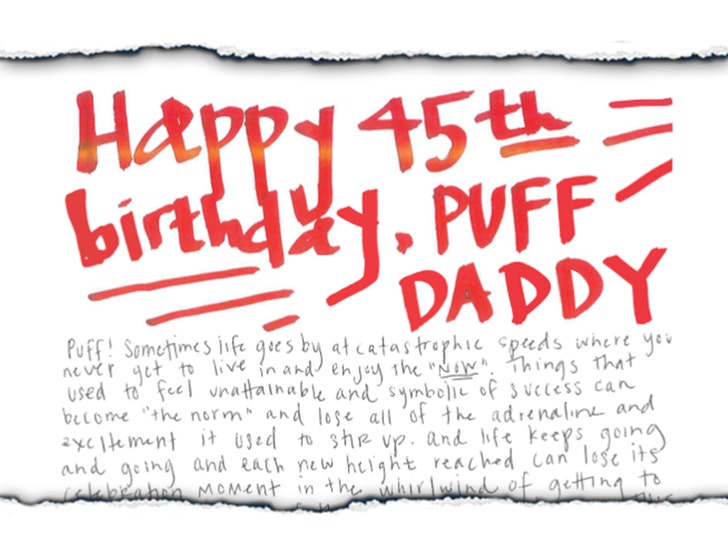 happy birthday diddy 45 letter launch 1