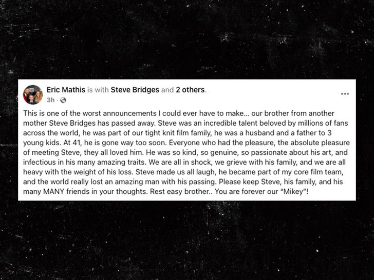 Eric Mathis Tribute Post