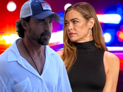 denise richards Aaron Phypers police lights getty comp