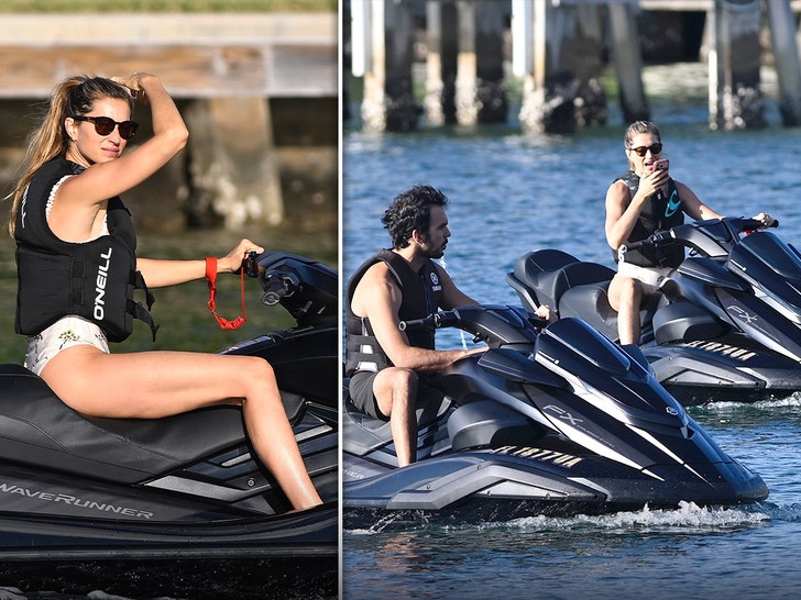 Gisele Bündchen & Joaquim Valente Ride By in Florida