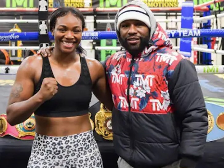 Claressa Shields and Floyd Mayweather Claressa Shields