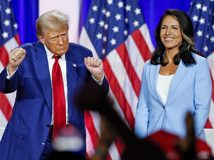 Donald Trump And Tulsi Gabbard Together