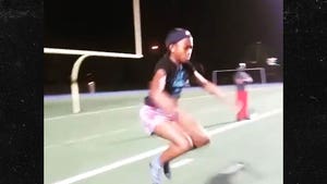 Chad Johnson's Daughter Cha'iel Nukes Insane Workout at 12 Years Old