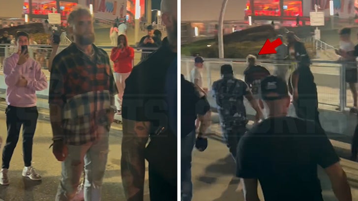 Floyd Mayweather Confronts Jake Paul Outside Heat Game, Incident On Video