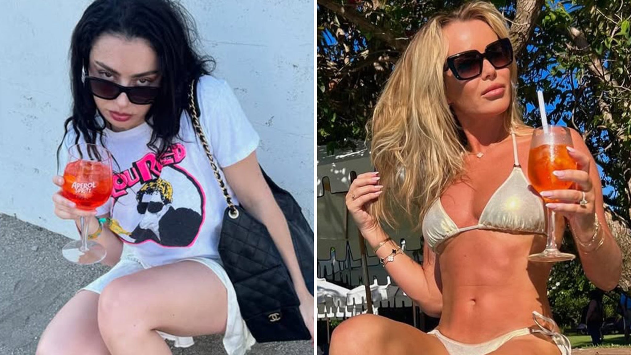 Celebs Sippin’ Summer Spritzers, Charli XCX, Kylie & More Raise a Glass