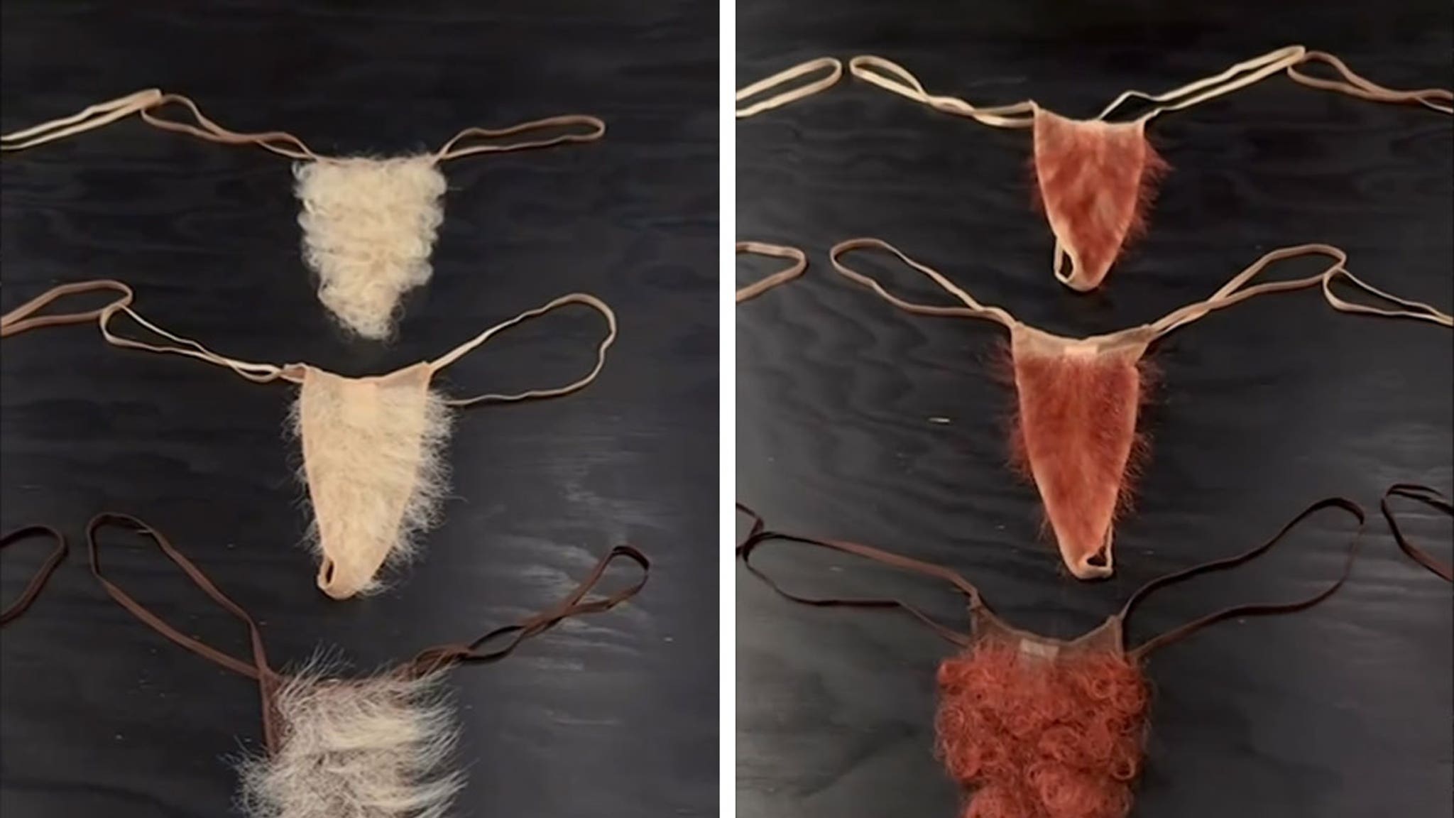 Kim Kardashian Unveils New SKIMS Pubic Hair Thong Line