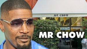 jamie foxx Mr. Chow in Beverly Hills getty