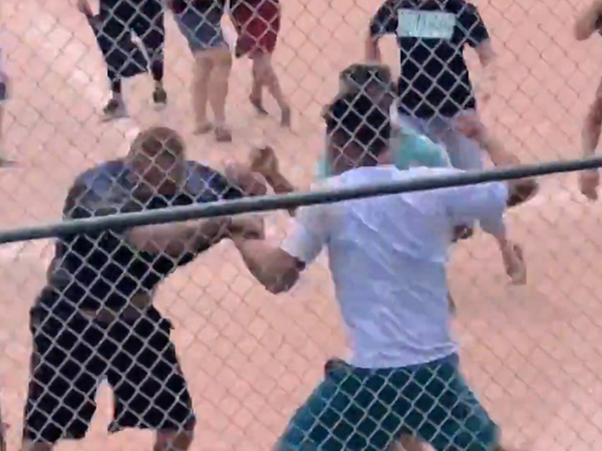 Tee Ball meets MMA as batter mauls pitcher