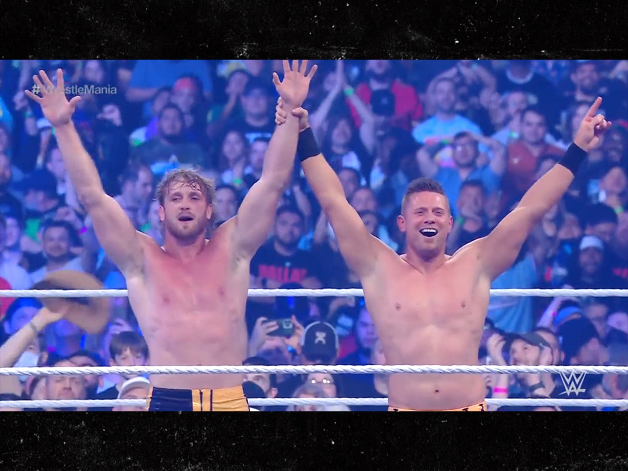 Logan Paul Crushes WrestleMania, Wins Tag Team Match With The Miz