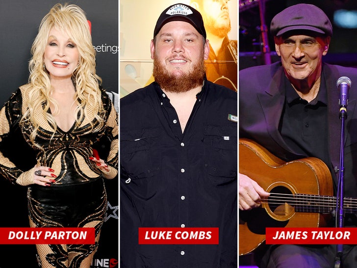 dolly parton luke combs james taylor sub