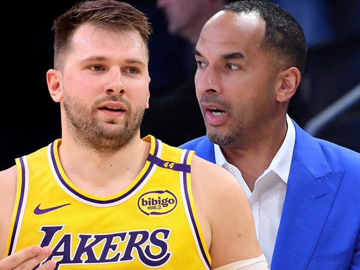 luka doncic and nico harrison getty 3