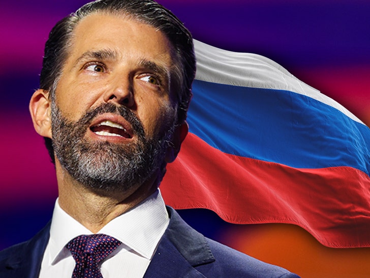 donald trump jr. russian flag getty comp