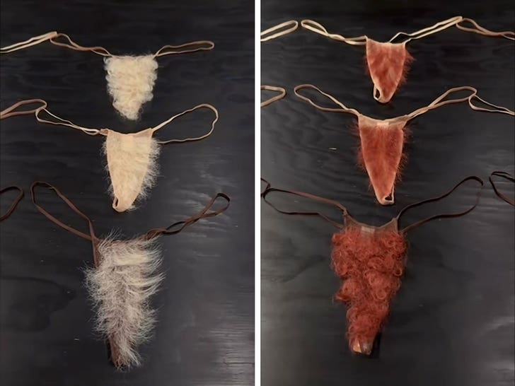 Kim Kardashian Unveils New SKIMS Pubic Hair Thong Line