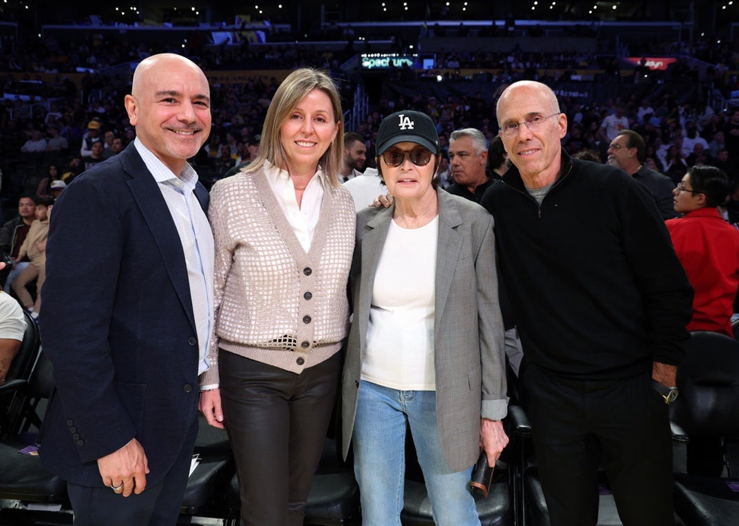 Eric Esrailian, Melina Esrailian, Marilyn Katzenberg & Jeffrey Katzenberg