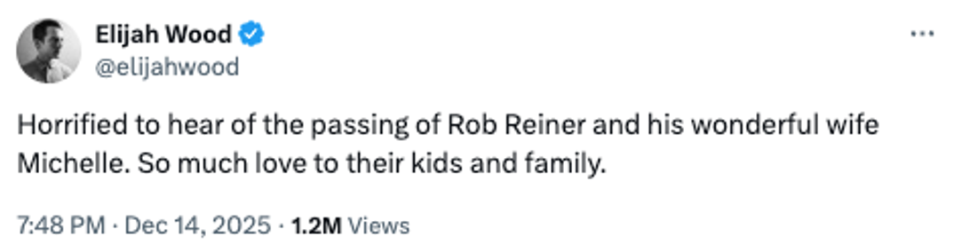 Online Reactions & Tributes to Rob Reiner’s Passing 5