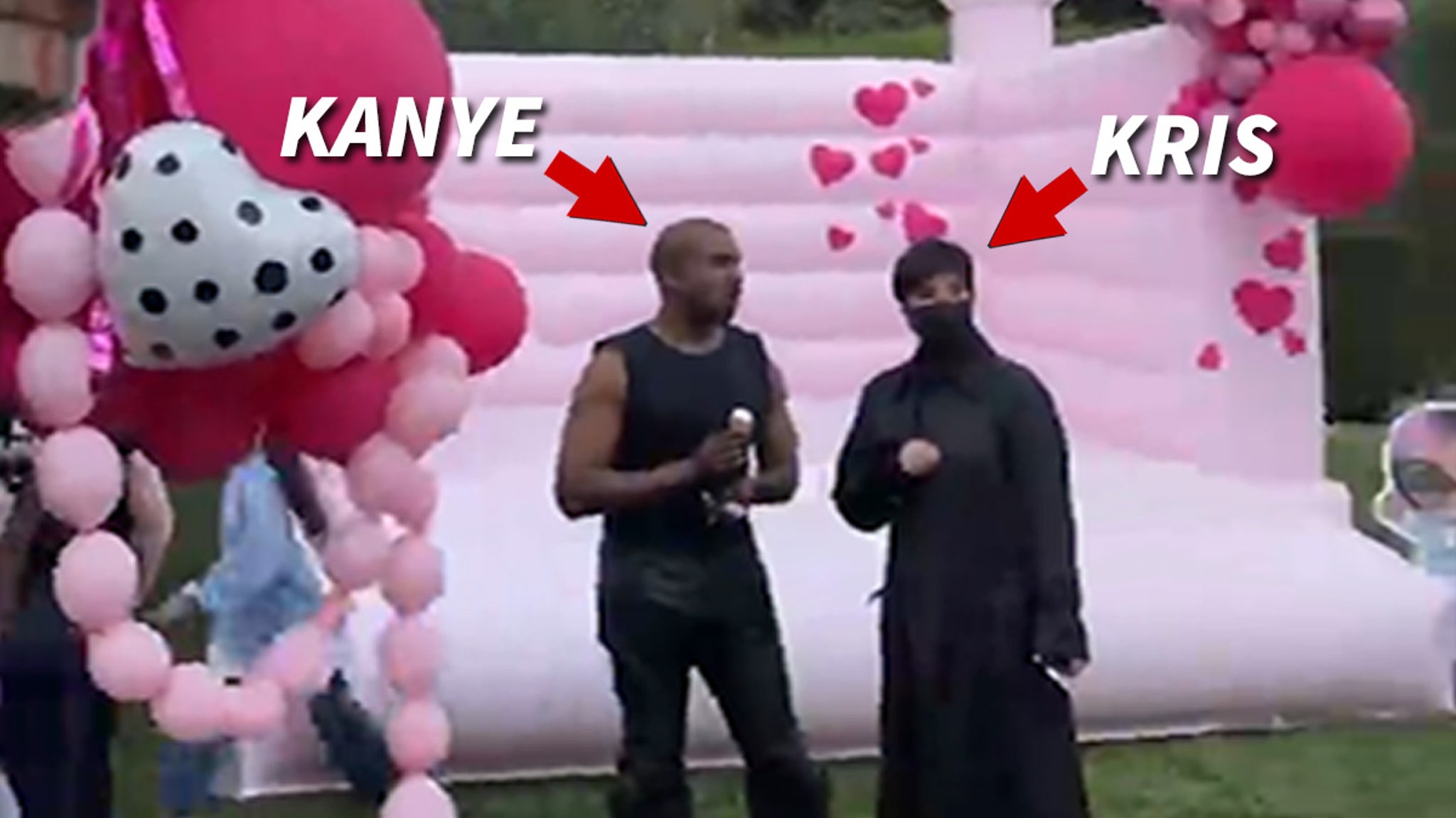 Kanye West Finally Arrives to Chicago's Birthday Party After Accusations