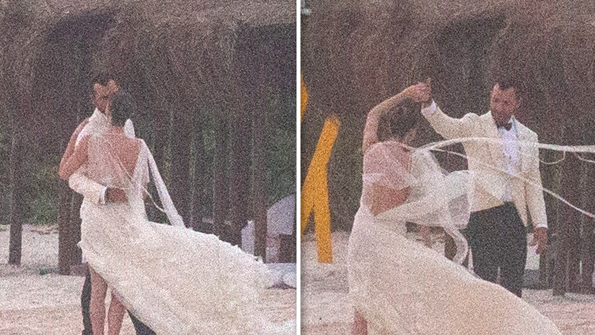 Justin Theroux and Nicole Brydon Bloom Tie the Knot: A Dreamy Beach Wedding Photoshoot thumbnail