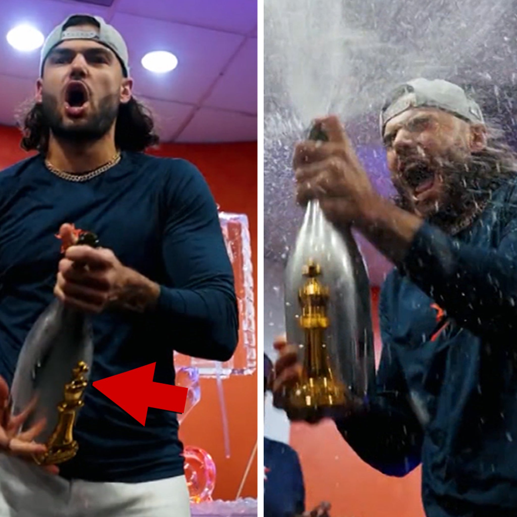Inside the Astros' champagne-soaked celebration