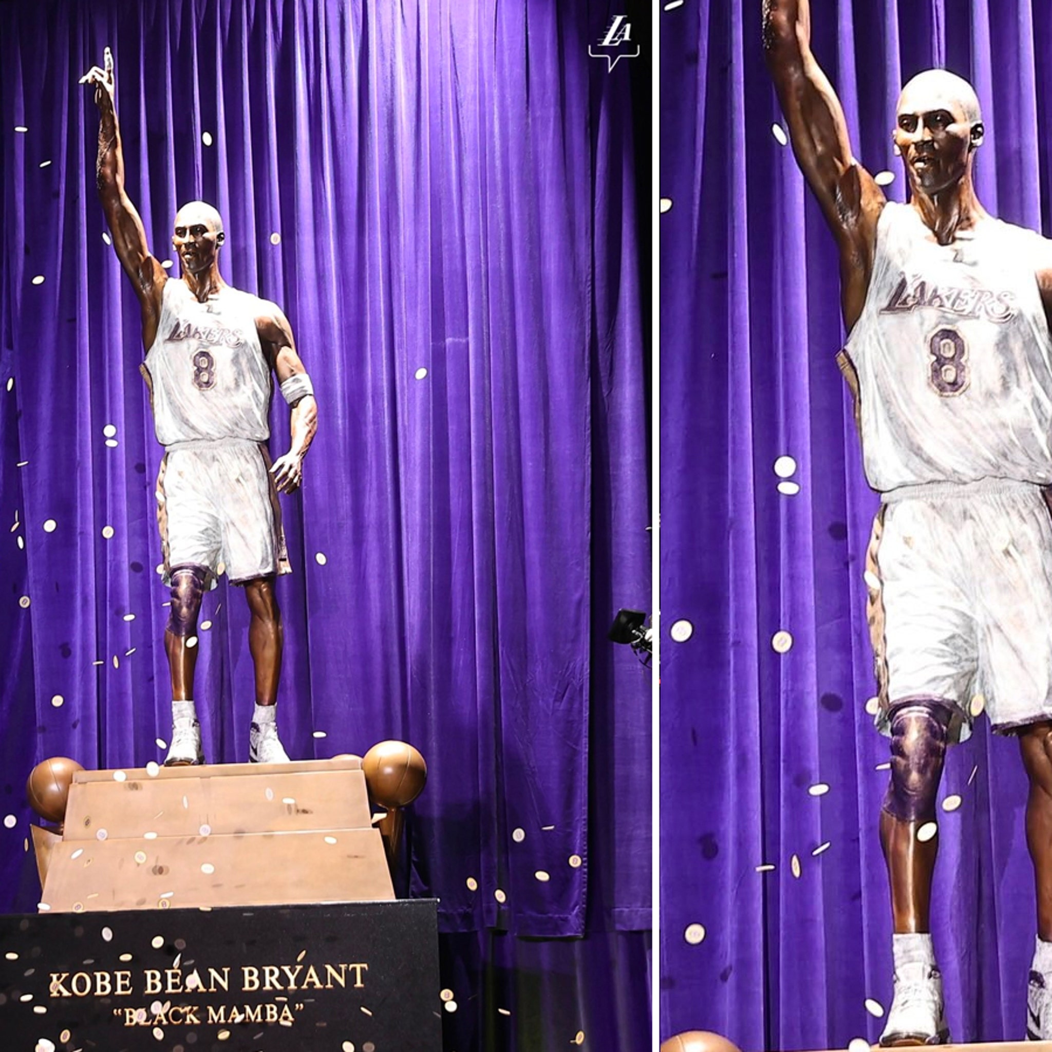 Kobe Bryant Statue Unveiled Outside Crypto.com Arena, Two More In Works