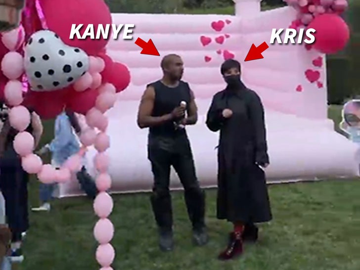 Kanye West Finally Arrives to Chicago's Birthday Party After Accusations.jpg