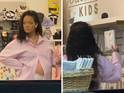 Rihanna Goes Baby Shopping