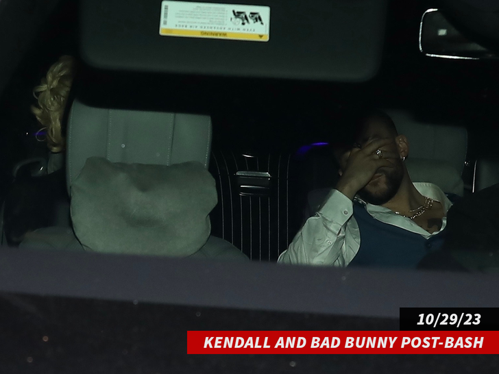 Kendall e Bad Bunny dopo l'incontro