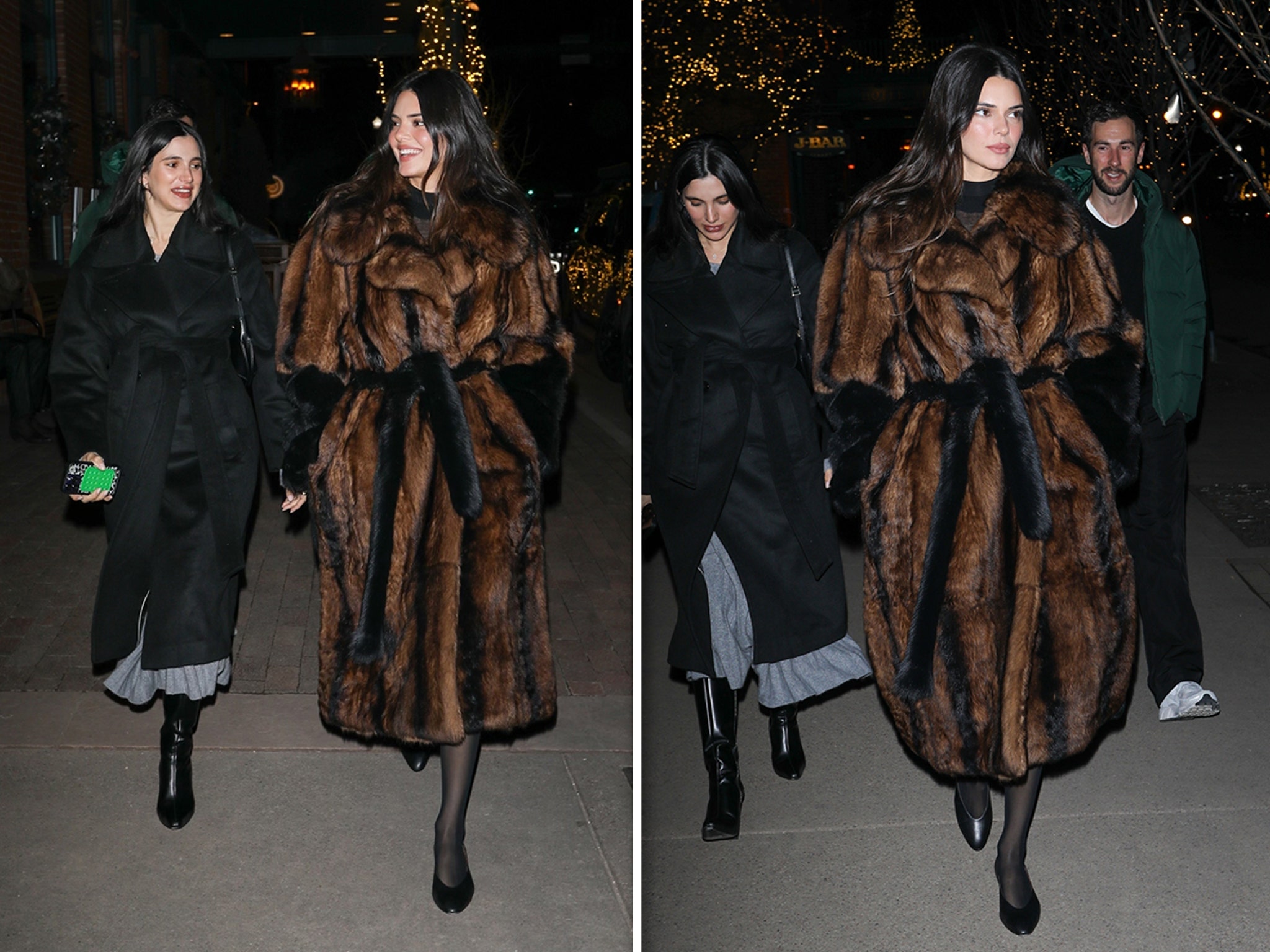 Kendall Jenner Casually Wears Heels to Walk Through Snow in Aspen