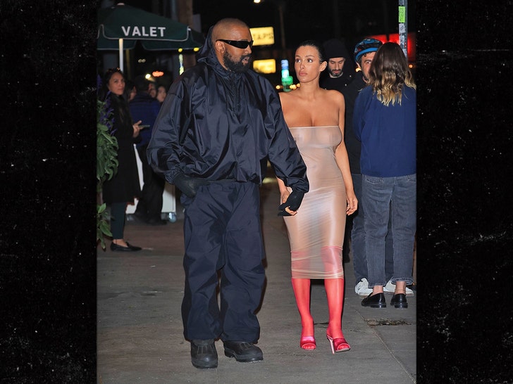 Kanye West steps out with wife Bianca Censori completely n@ked in 