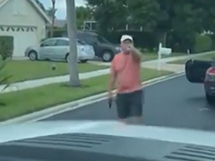 Man Arrested After Brandishing Gun In Florida Road Rage Incident Caught on Video