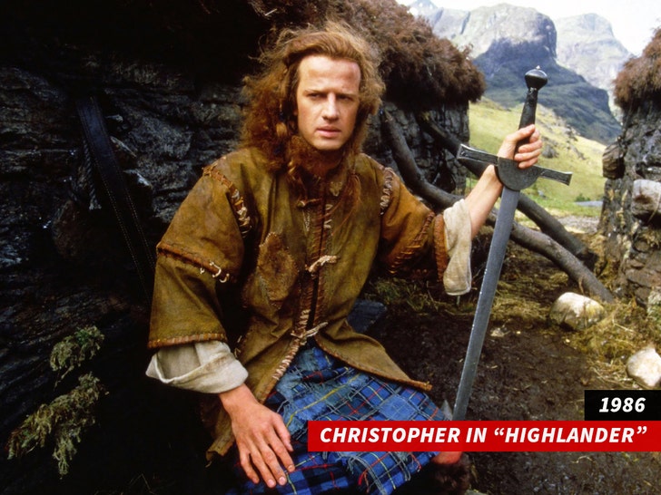 Christopher Lambert in Highlander