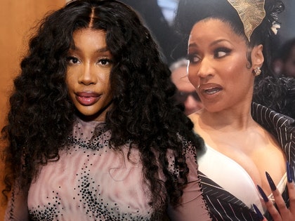 sza and nicki minaj getty 1