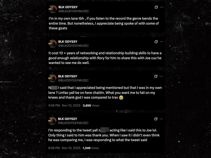 black odyssy tweets