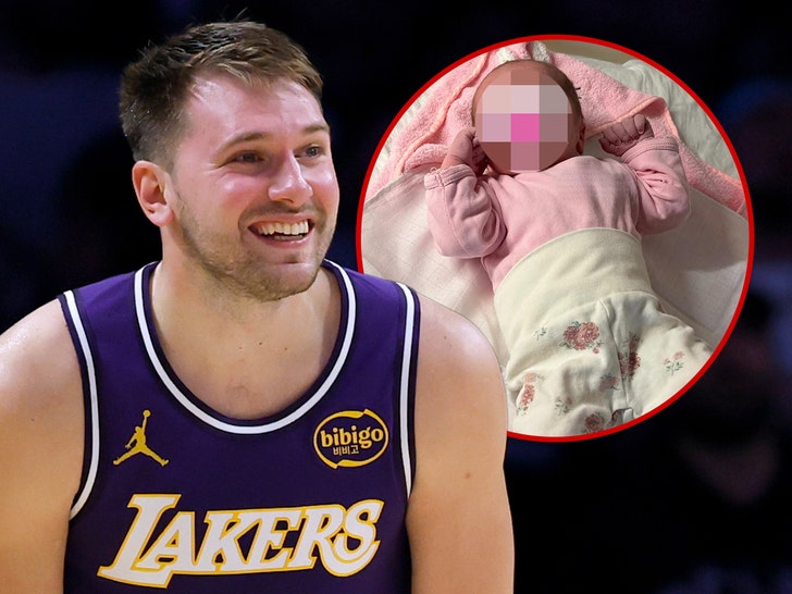 luka doncic baby daughter main getty insta composite