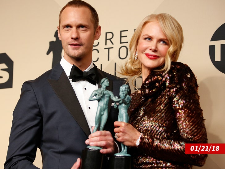 Alexander Skarsgard per Nicole Kidman Getty