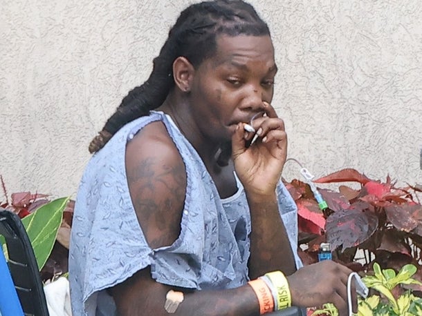Offset Smoking Outside of Hospital