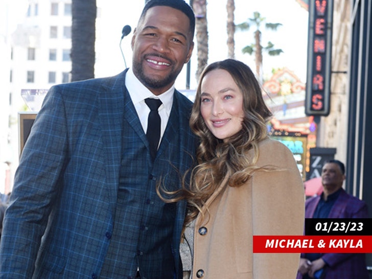 Michael Strahan and Kayla Quick getty