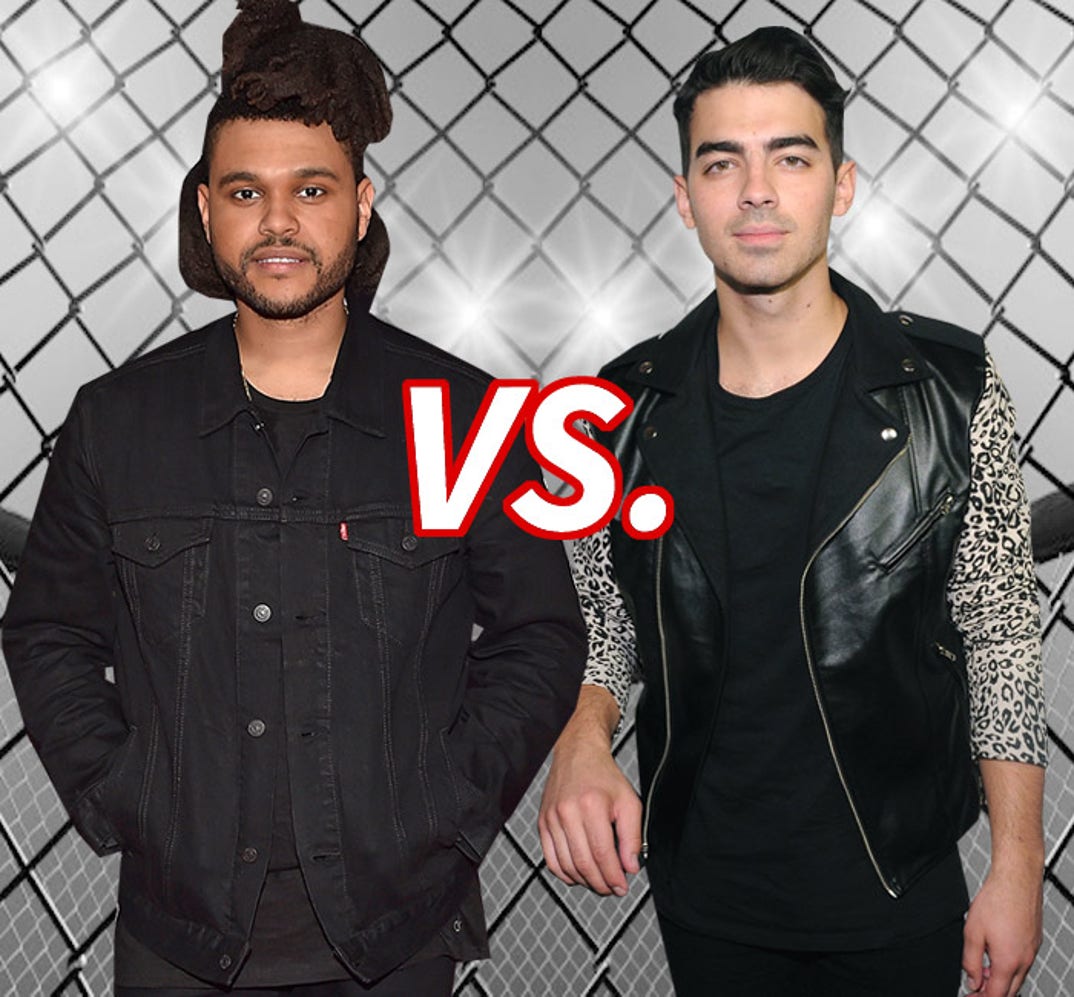 The Weeknd (25) vs. Joe Jonas (26) for Hottest Hadid Boy Toy!