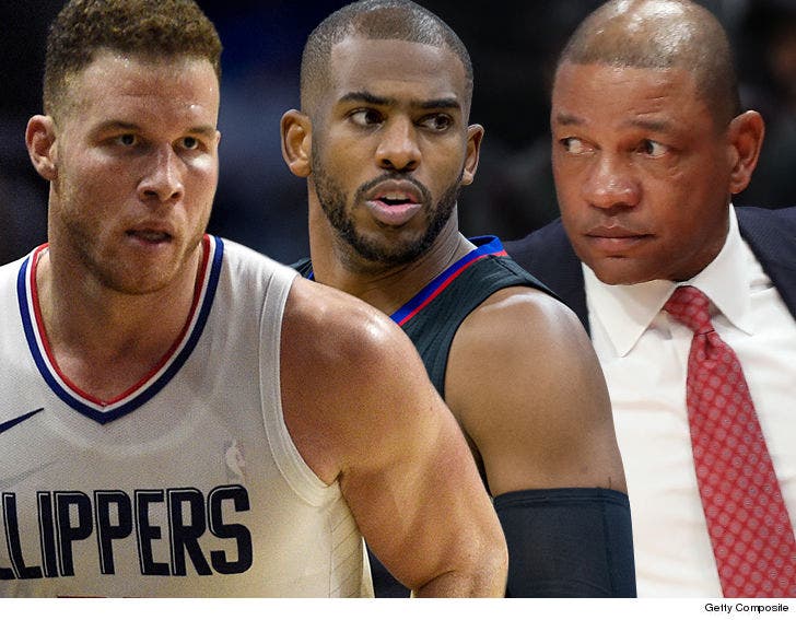 Blake Griffin Had 'Toxic' Relationship With Clippers Teammates Ex Says :: 0214-blake-griffin-chris-paul-doc-rivers-getty-composite-3