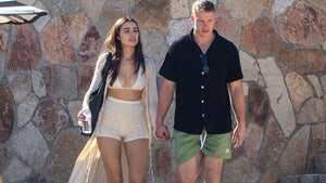 Olivia Culpo, Christian McCaffrey Strip Down To Swimsuits in Mexico