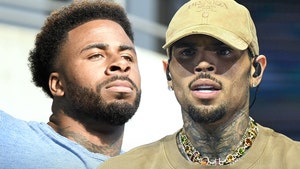 sage the gemini and chris brown getty 1