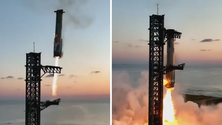 SpaceX Starship Launch, Amazing Video of Megarocket Booster Return to Pad