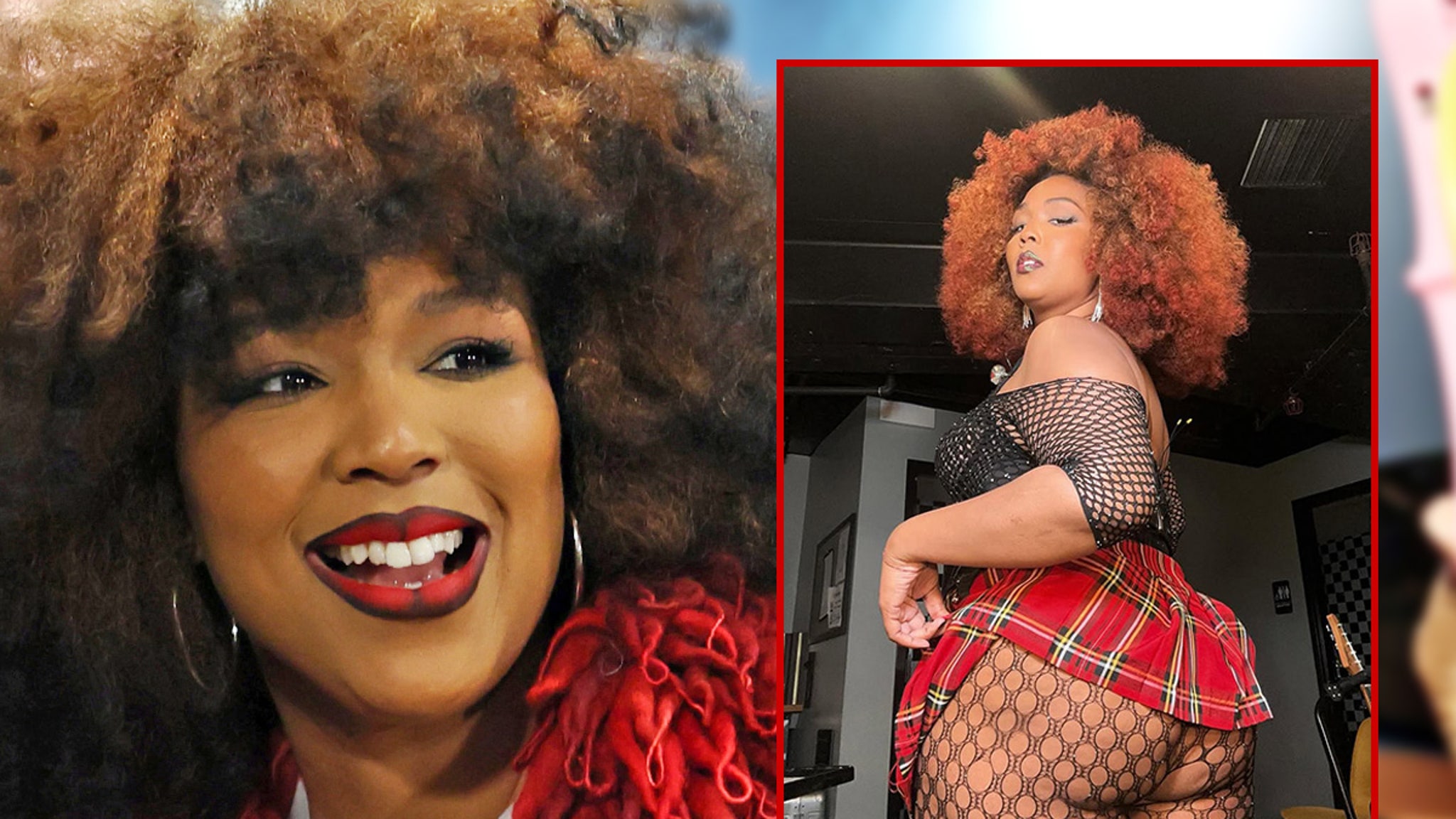 Lizzo Shows Off Weight Loss In Fishnet In Sexy IG Pics