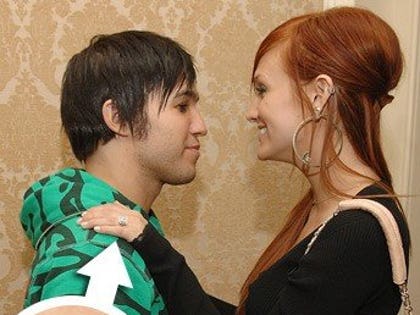 Pete Wentz and Ashlee Simpson