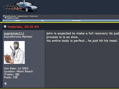 Nick Hogan Supra forum