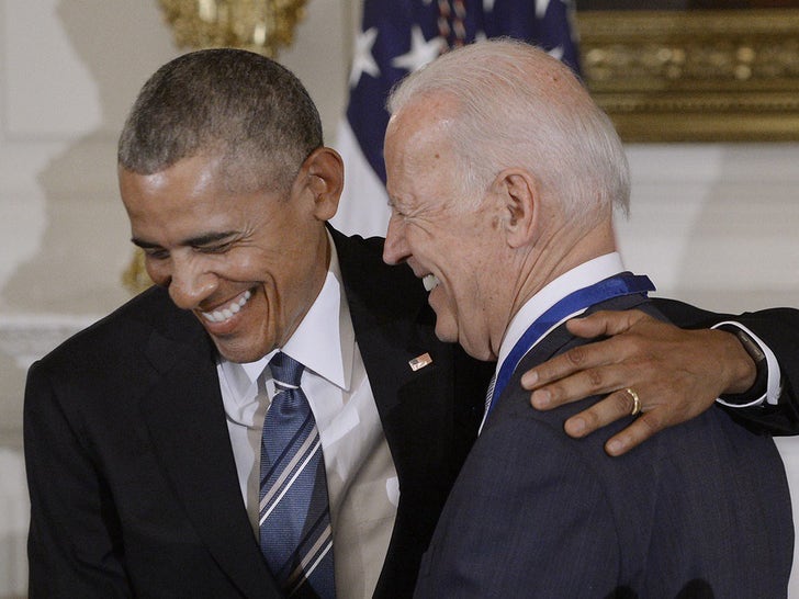 Biden and Obama -- BFFs