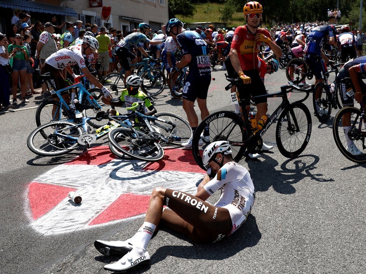 Tour de France Bike Crash Aftermath