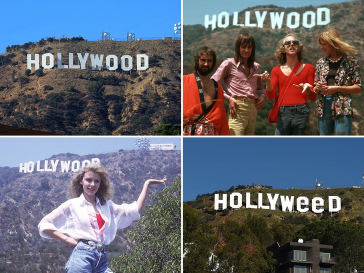 Hollywood Sign Through The Years